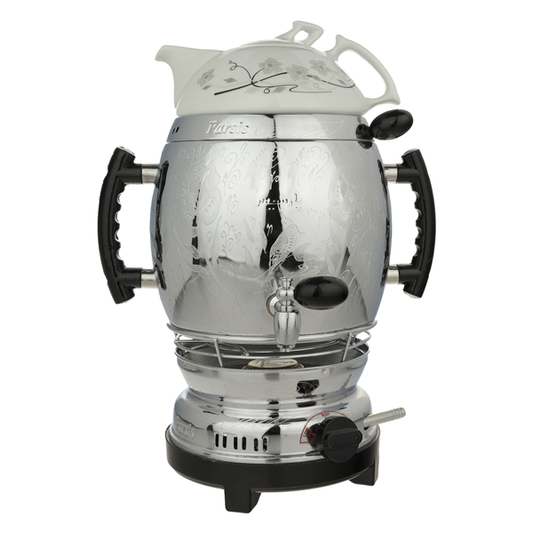 سماور گازسوز پارسیس کد h35 2 گنجایش 6 لیتر