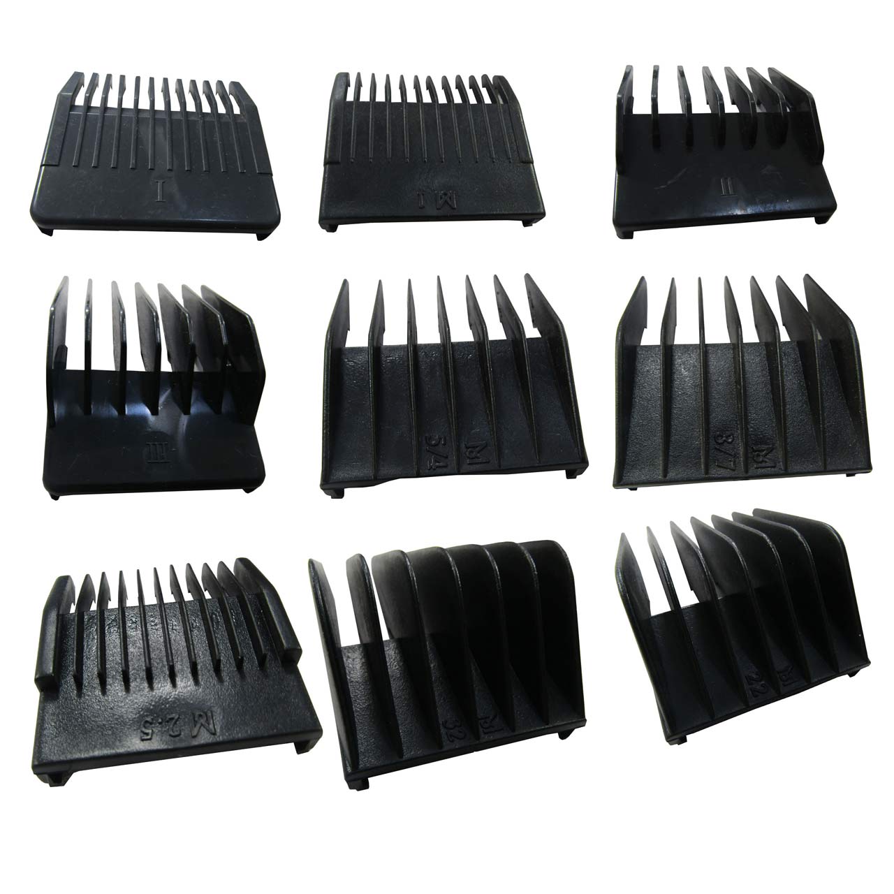 شانه ماشین اصلاح موزر مدل m1400 مجموعه 9 عددی