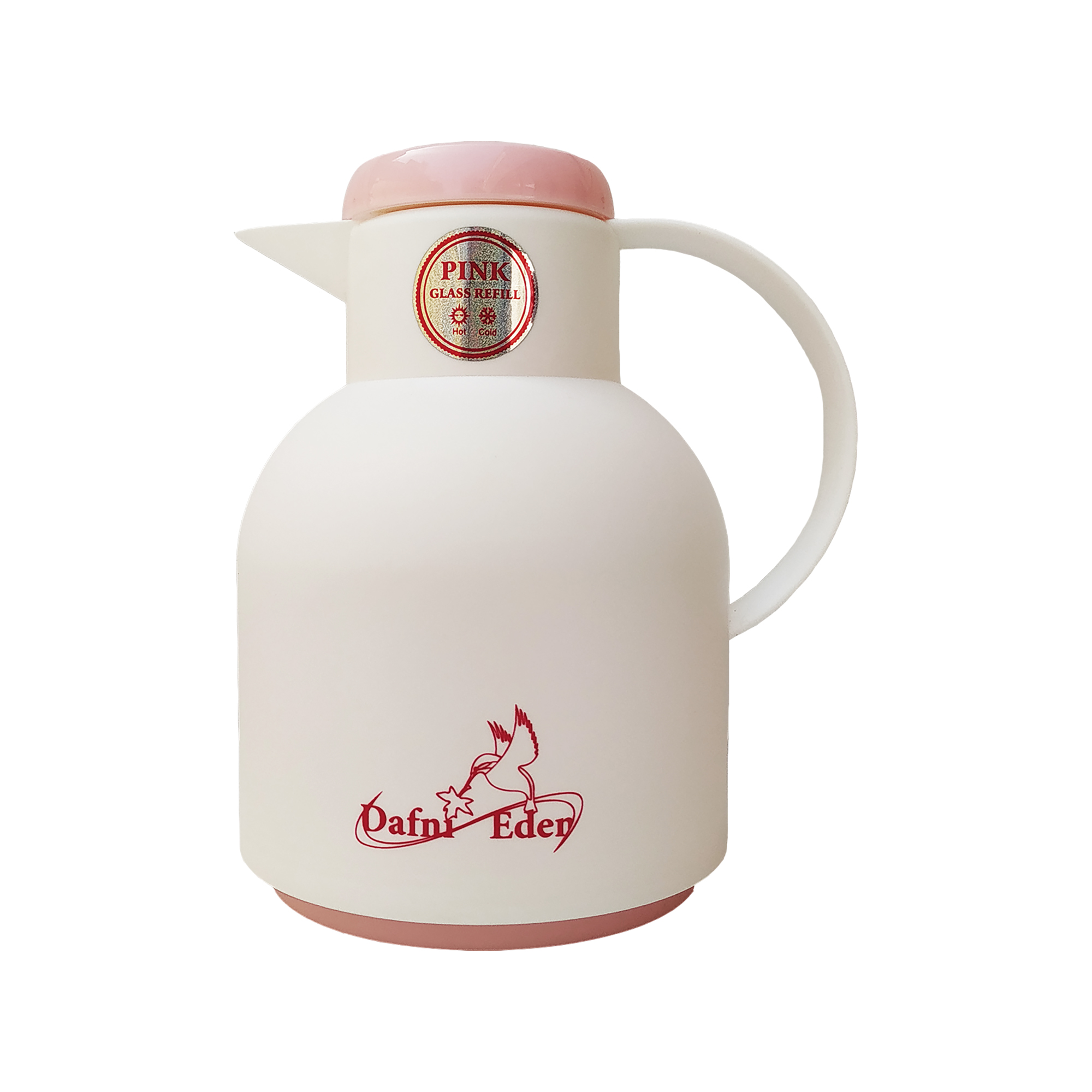 فلاسک دافنی ادن مدل pink glass گنجایش 1 لیتر