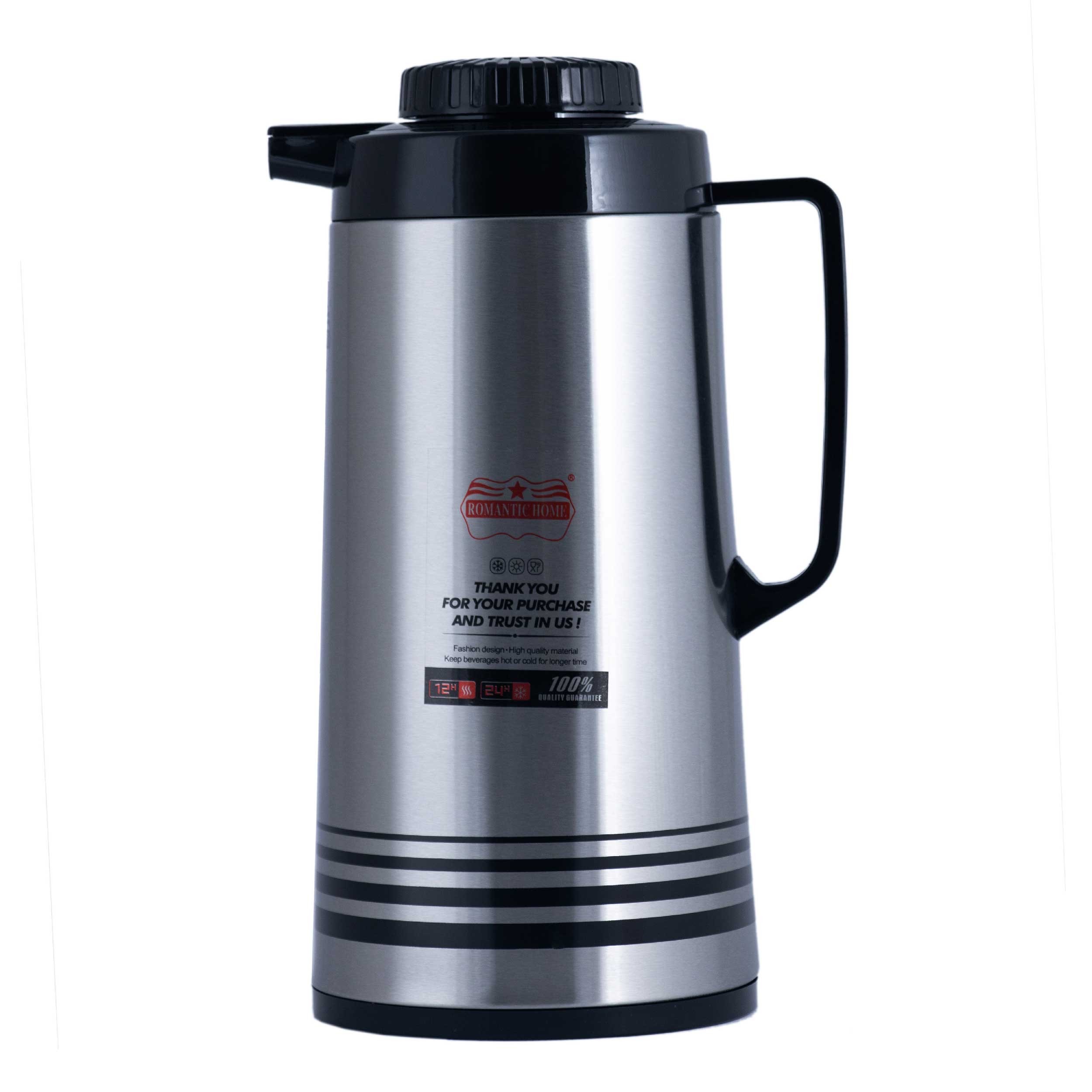فلاسک رومانتیک هوم مدل termos_4 کد 01 گنجایش 1.9 لیتر