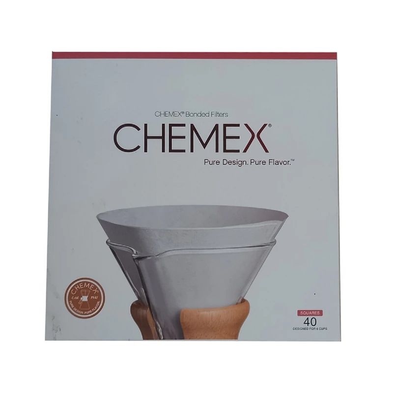 فیلتر قهوه ساز مدل کمکس 6cup  بسته 40 عددی