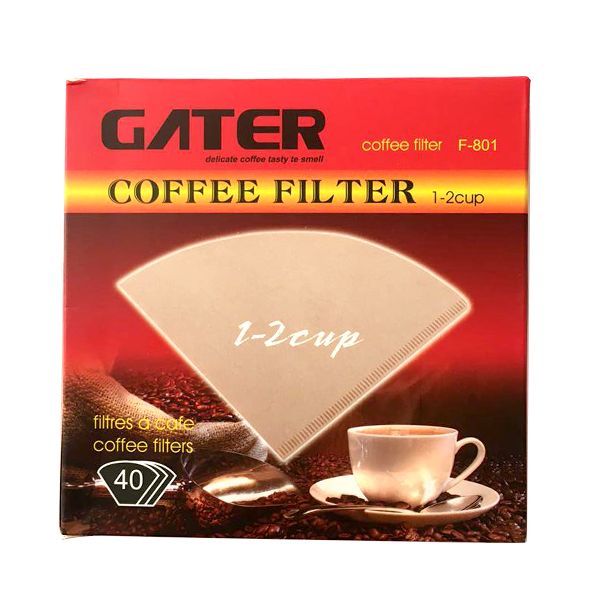 فیلتر قهوه گتر مدل f 801 بسته 40 عددی