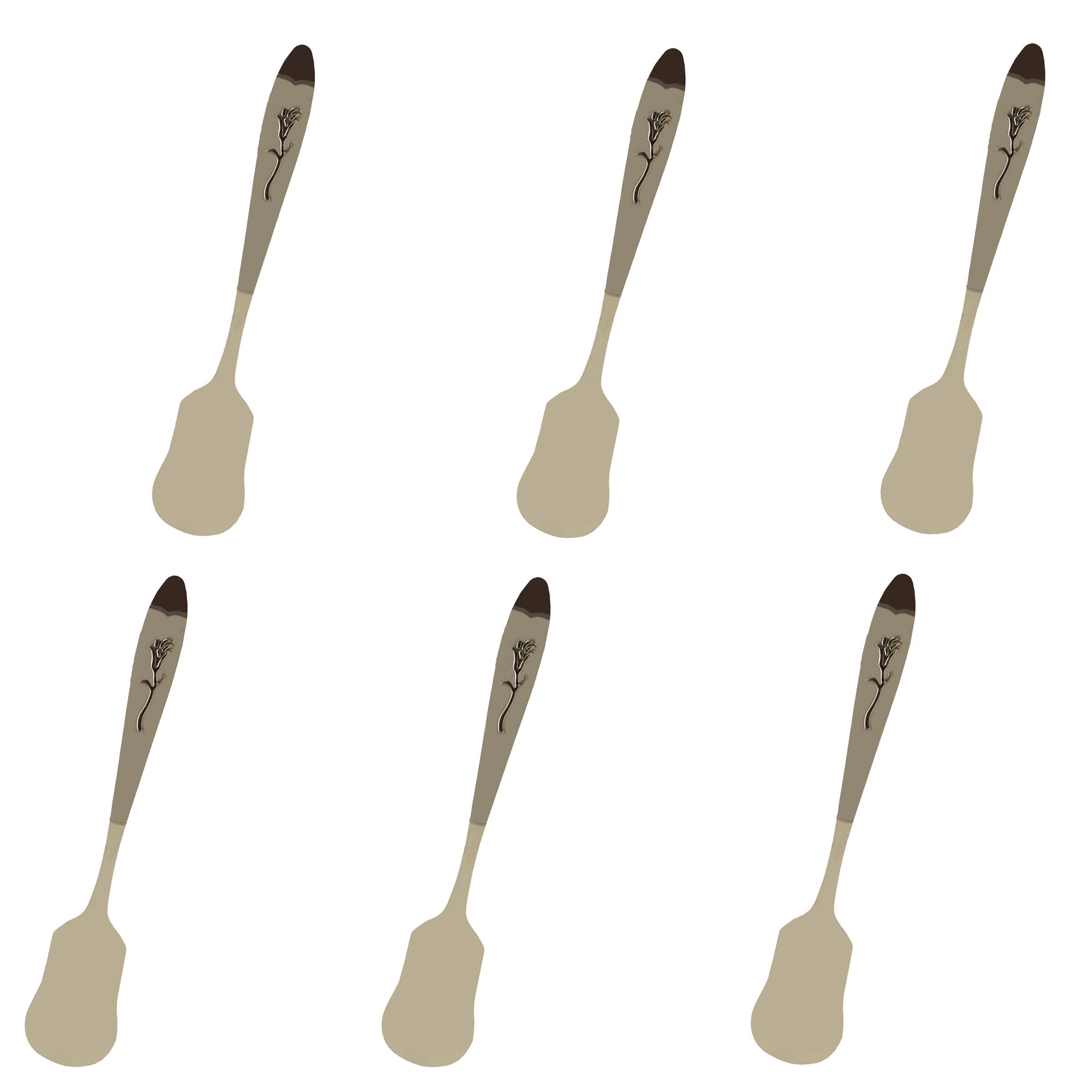 قاشق بستنی خوری کد fr23 بسته 6 عددی