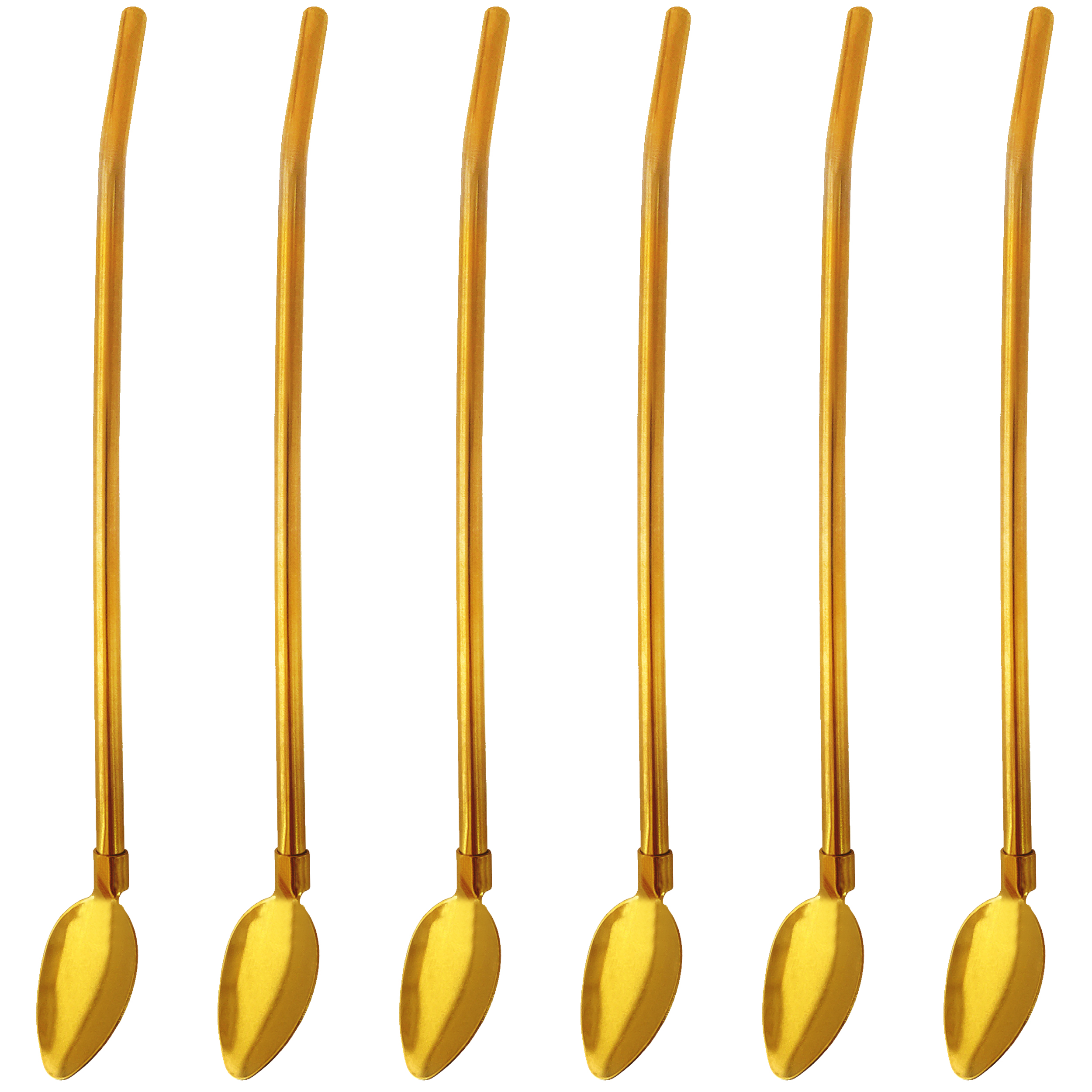 قاشق شربت خوری مدل اشرافی کد g10 ta بسته 6 عددی