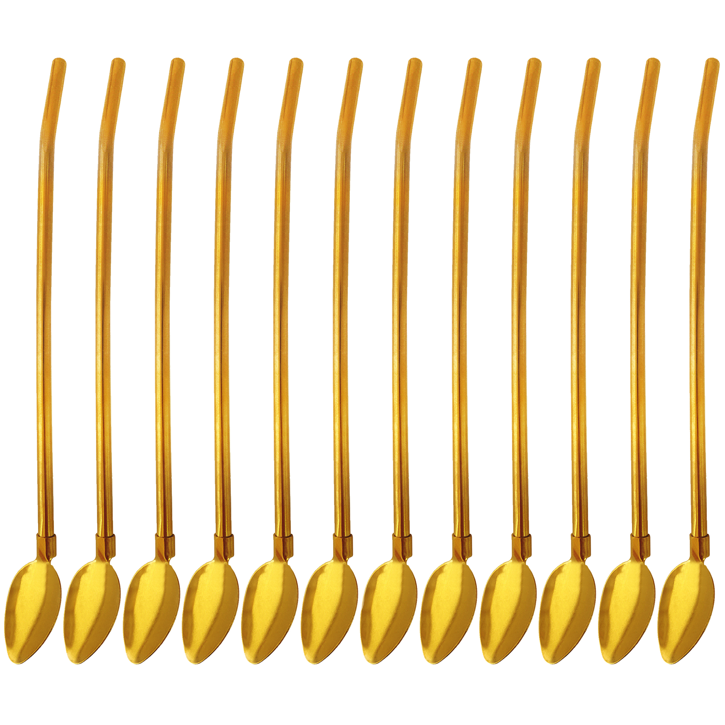 قاشق شربت خوری مدل ترلان کد t120 بسته 12 عددی
