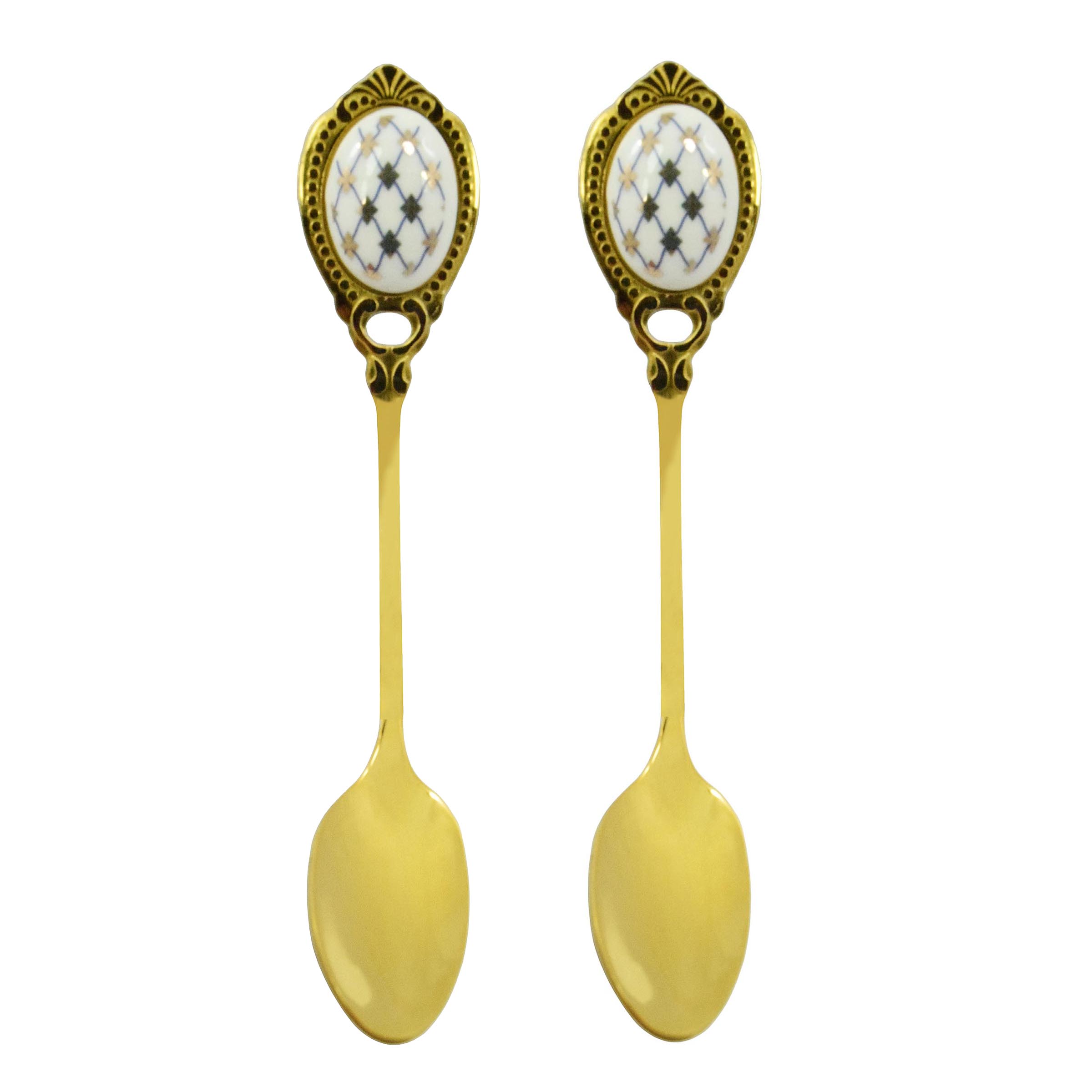 قاشق چای خوری مدل royal style کد 0003 بسته دو عددی