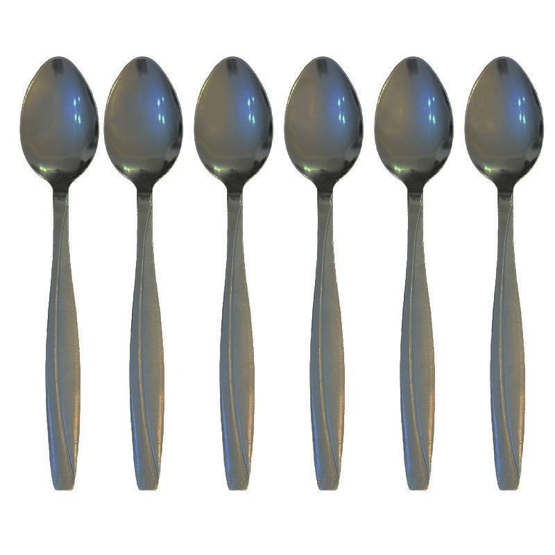 قاشق چای خوری مدل مایزی مجموعه 6 عددی