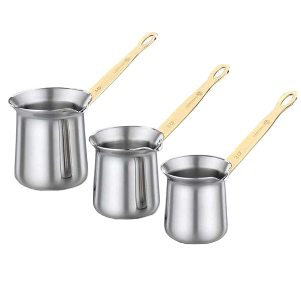 قهوه جوش کرکماز مدل goldia a1234 مجموعه 3 عددی
