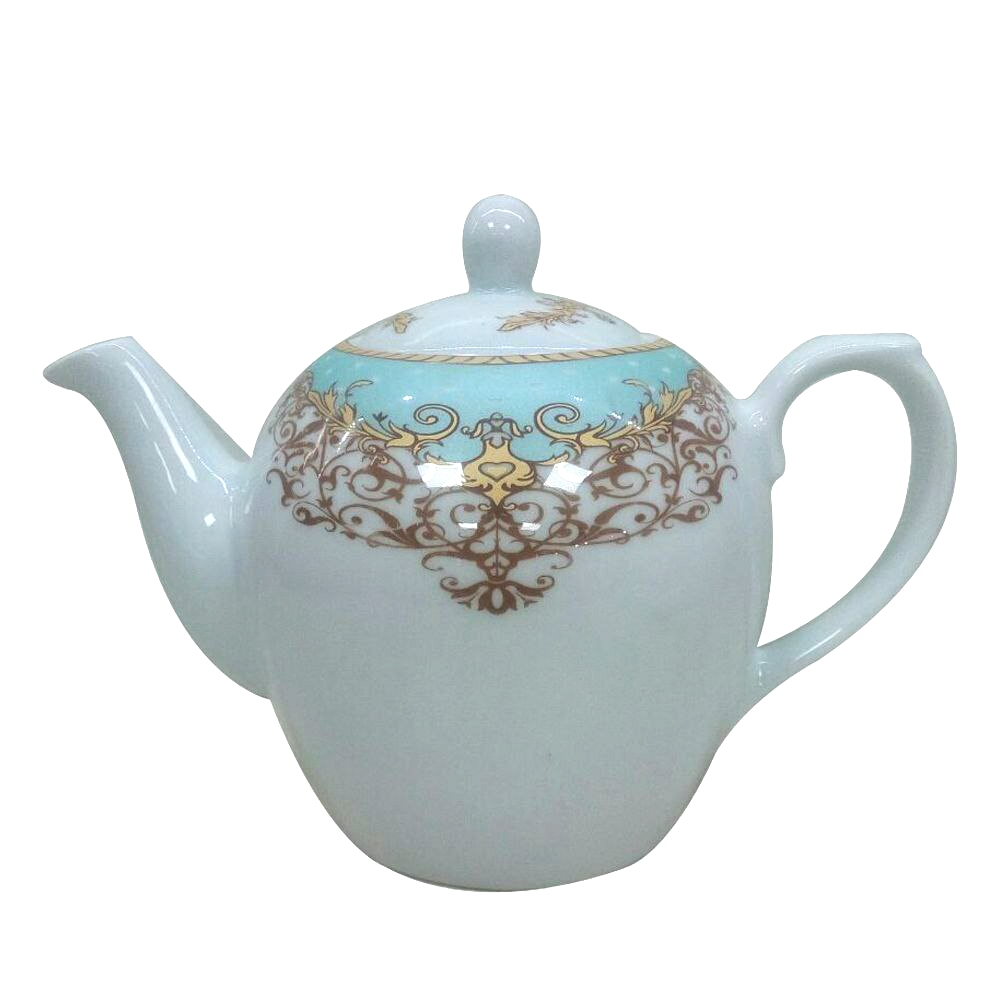 قوری مدل ترنج فیروزه کد t01b