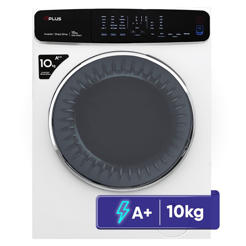 ماشین لباسشویی 10 کیلوگرم اتوماتیک آپلاس مدل wm145a01