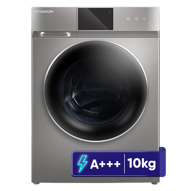 ماشین لباسشویی 10 کیلوگرم اتوماتیک ایکس ویژن مدل tv102 asd