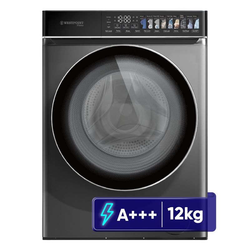 ماشین لباسشویی 12 کیلوگرم اتوماتیک وست پوینت مدل wmsd 12124.es