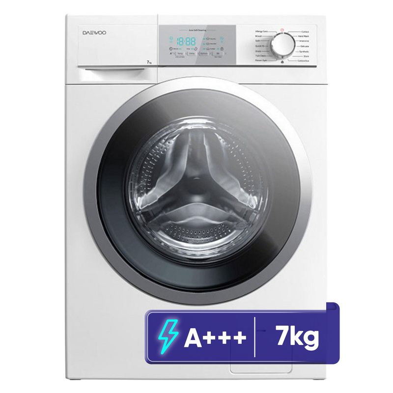 ماشین لباسشویی 7 کیلو گرم اتوماتیک دوو مدل lm 720w