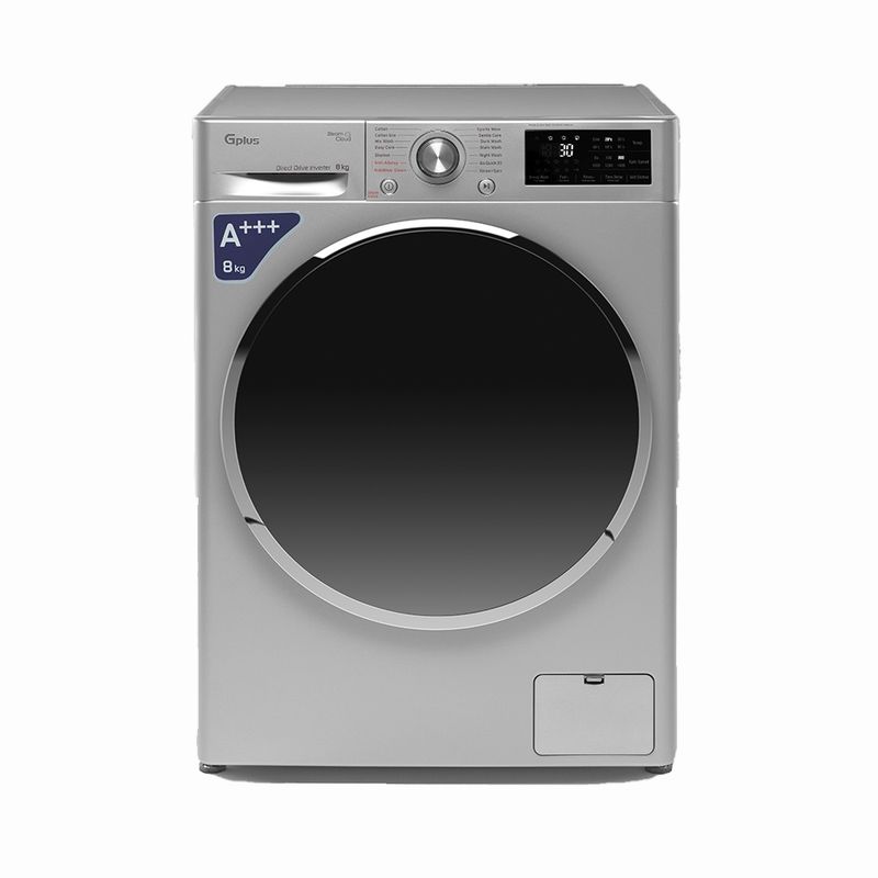 ماشین لباسشویی 8 کیلوگرم اتوماتیک جی پلاس مدل gwm r808s.n