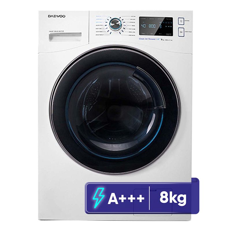 ماشین لباسشویی 8 کیلوگرم اتوماتیک دوو مدل lm 861ww