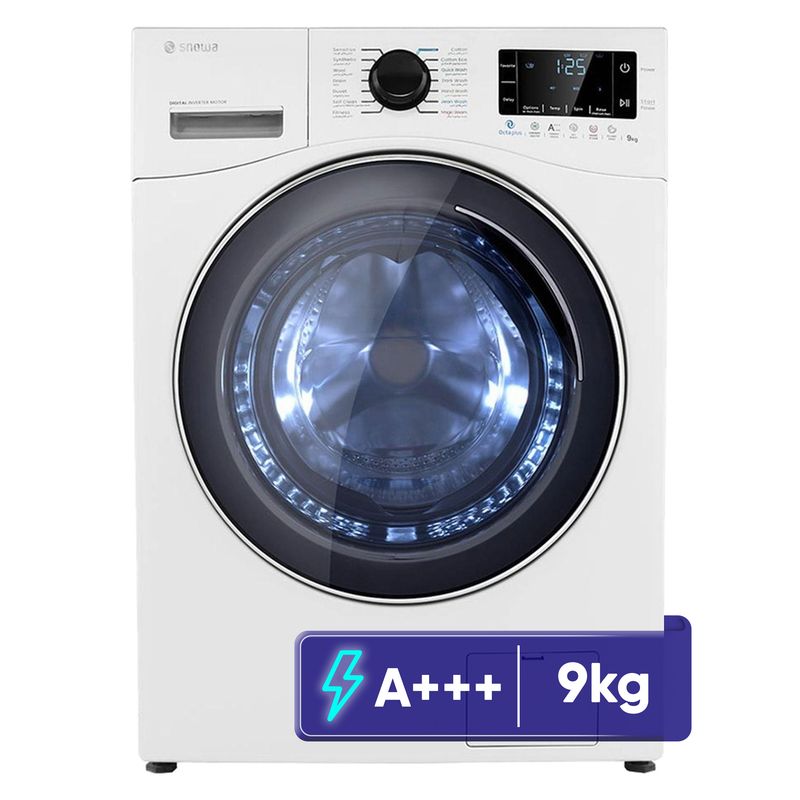 ماشین لباسشویی 9 کیلوگرم اتوماتیک اسنوا مدل swm e92w