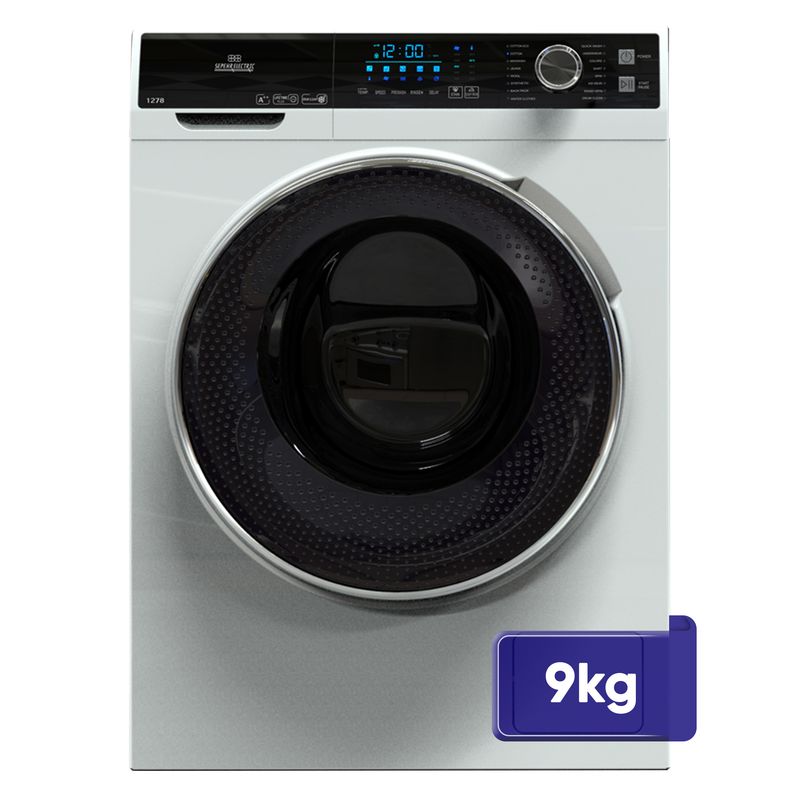 ماشین لباسشویی 9 کیلوگرم اتوماتیک سپهر الکتریک مدل se1291w