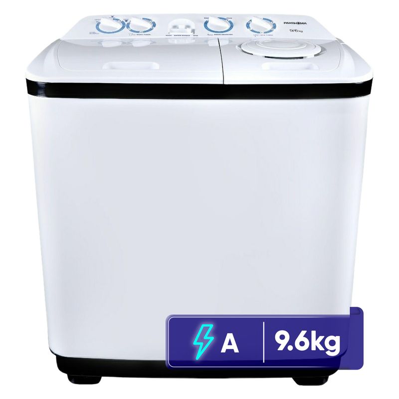 ماشین لباسشویی 9.6 کیلوگرم نیمه‌اتوماتیک پاکشوما مدل ptn 9604i aj