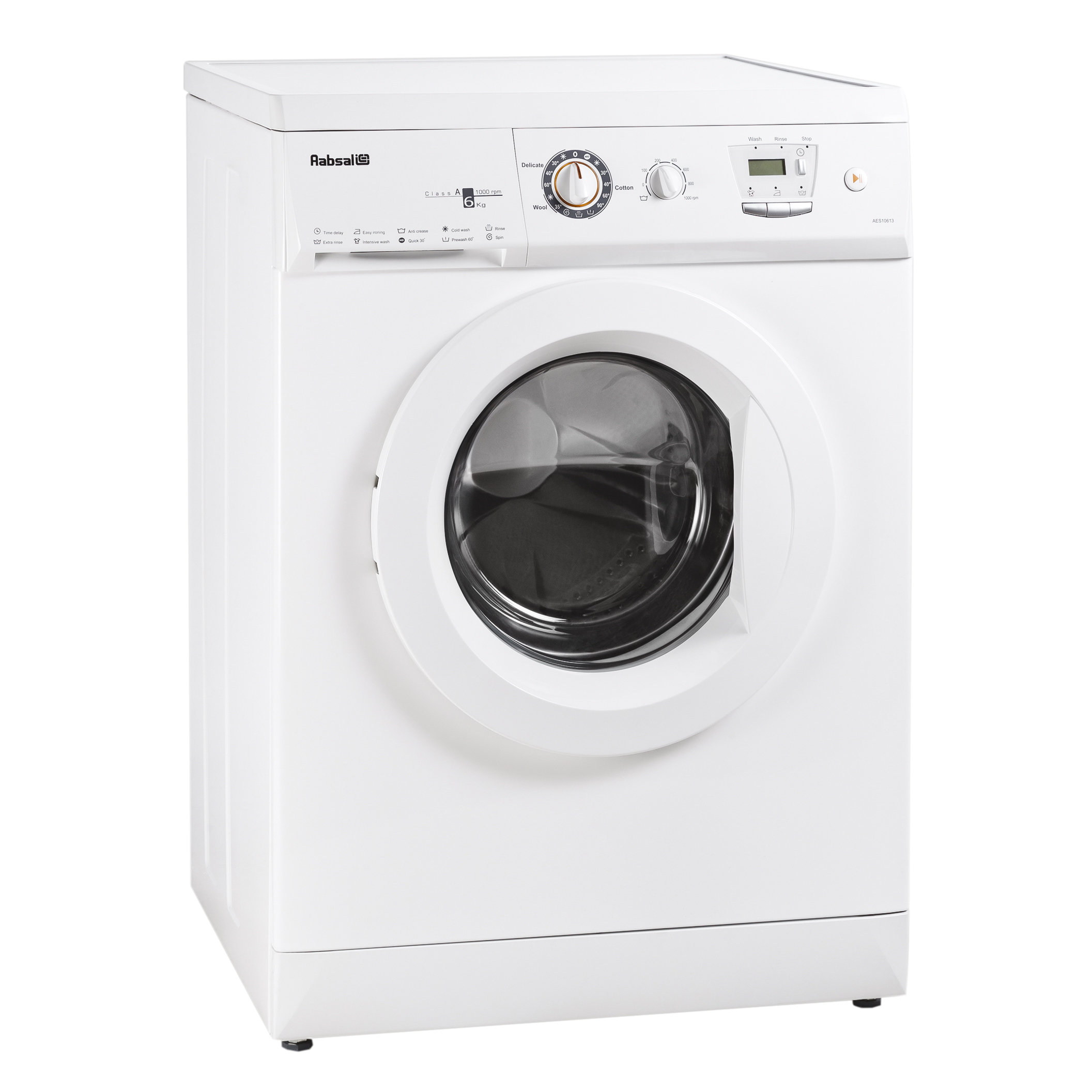 ماشین لباسشویی آبسال مدل aes10613 ظرفیت 6 کیلوگرم