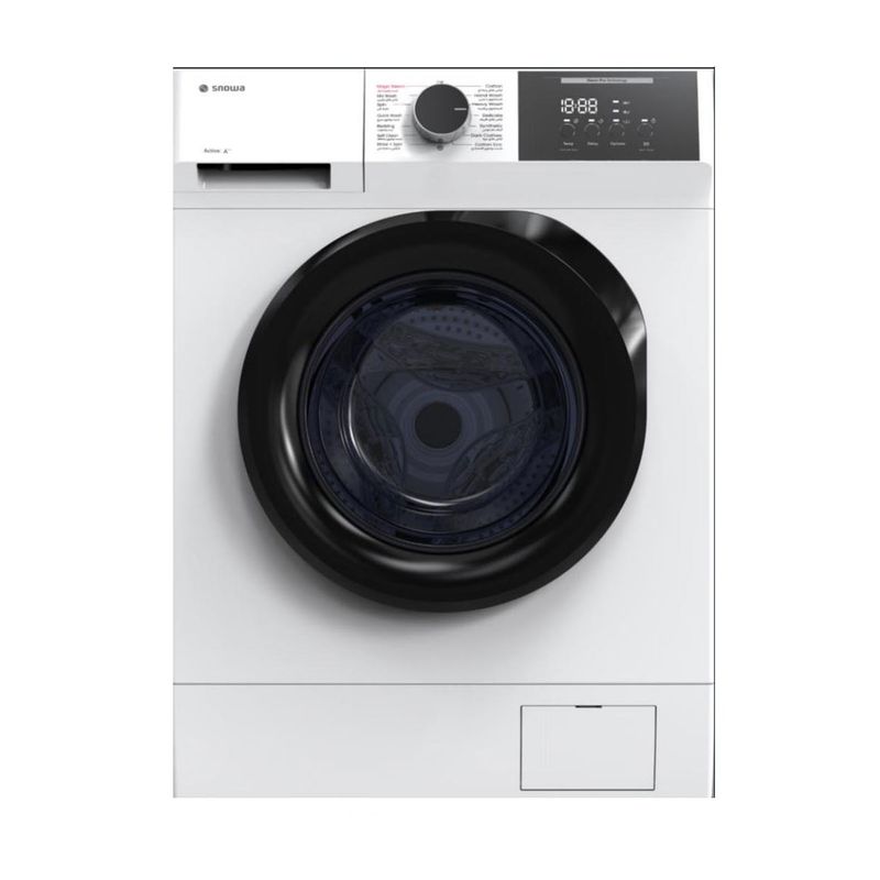 ماشین لباسشویی اتوماتیک اسنوا مدل swm c80w ظرفیت 8 کیلوگرم