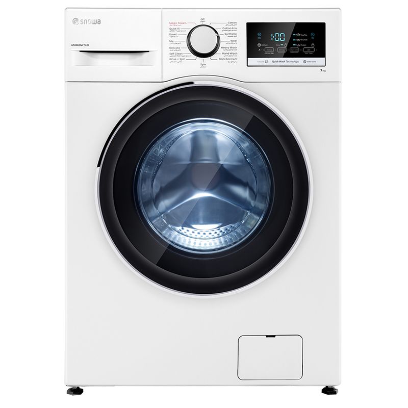 ماشین لباسشویی اسنوا مدل swm 71w11 ظرفیت 7 کیلوگرم