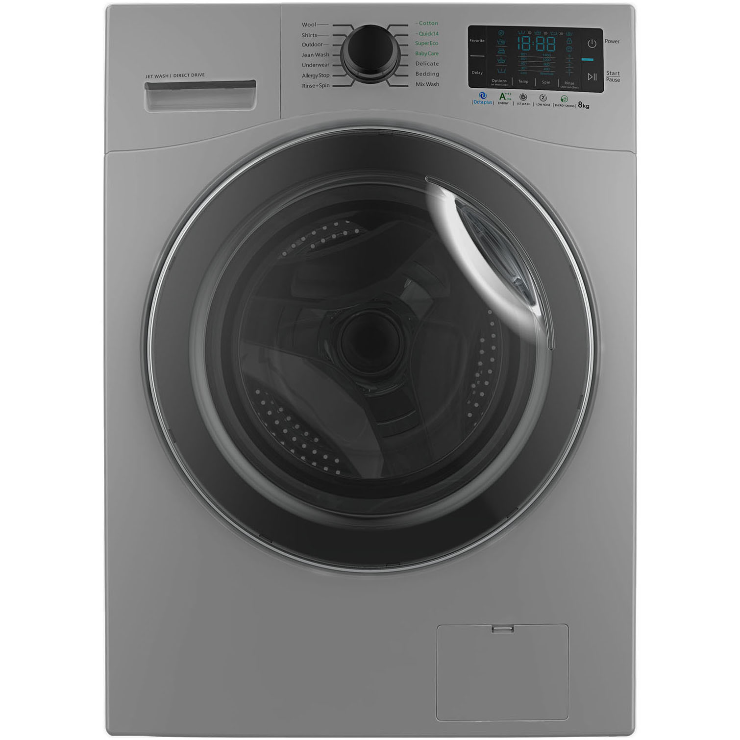 ماشین لباسشویی اسنوا مدل swm 84518 ظرفیت 8 کیلوگرم