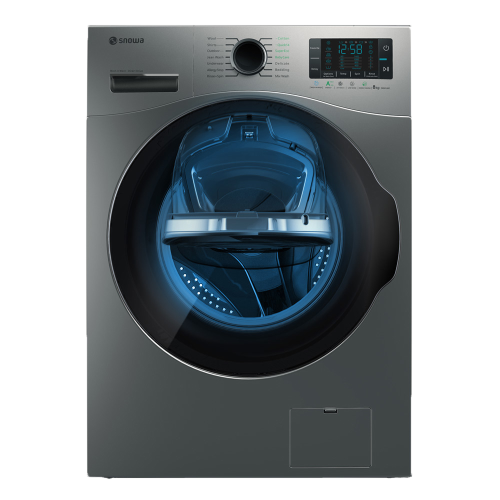 ماشین لباسشویی اسنوا مدل swm 94s60 ظرفیت 9 کیلوگرم