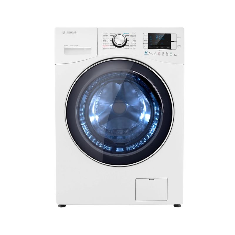 ماشین لباسشویی اسنوا مدل swm1 84w40 ظرفیت 8 کیلوگرم