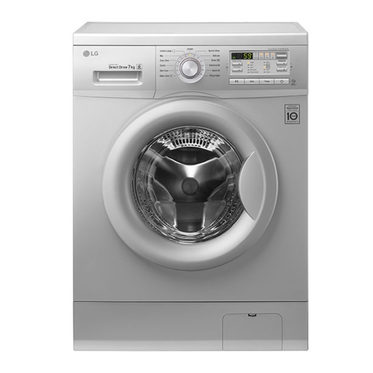 ماشین لباسشویی ال جی مدل f10b8qdt25 ظرفیت 7 کیلوگرم