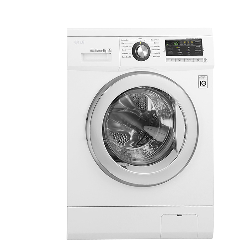 ماشین لباسشویی ال جی مدل wm 62nw ظرفیت ۶ کیلوگرم