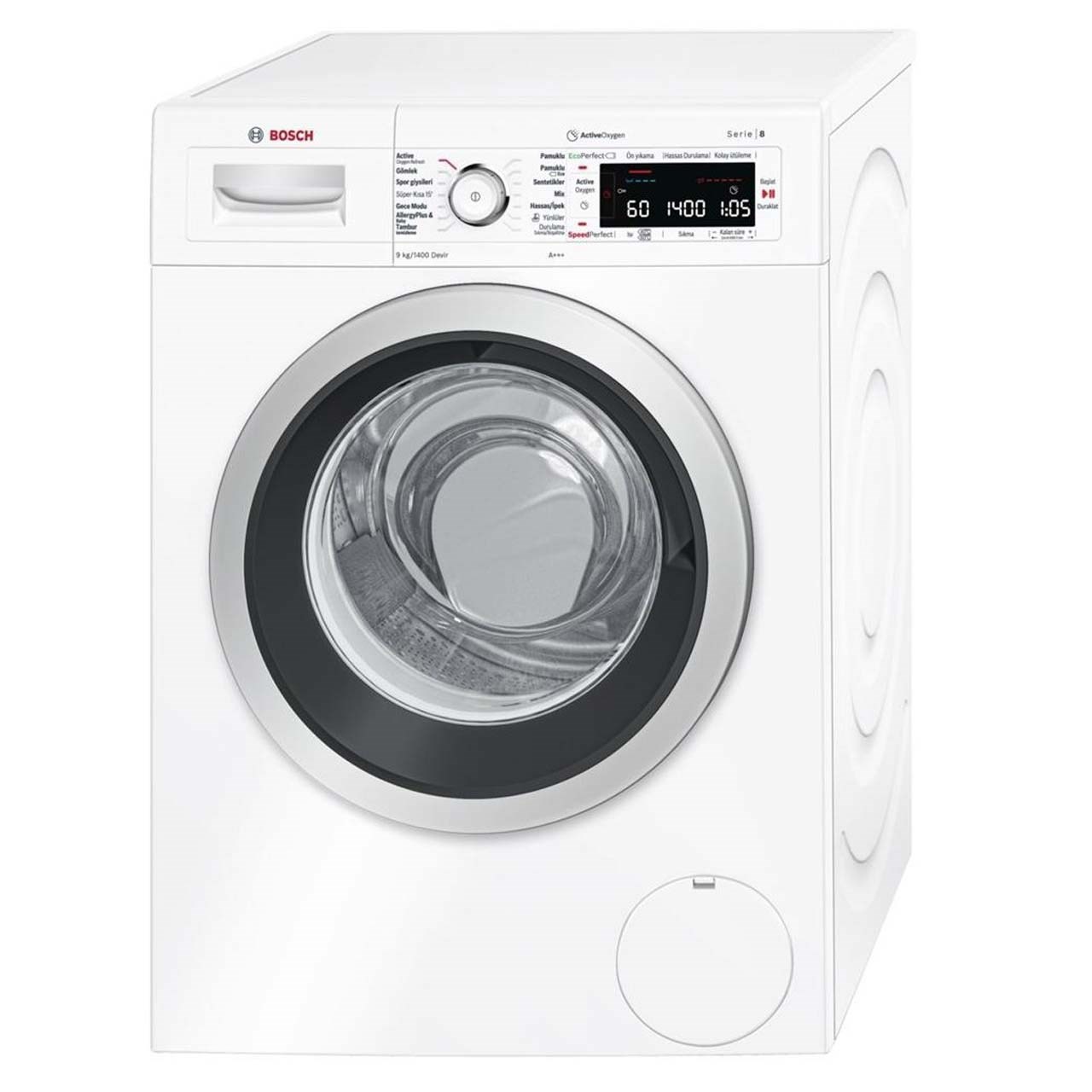 ماشین لباسشویی بوش مدل waw28760ir با ظرفیت 9 کیلوگرم