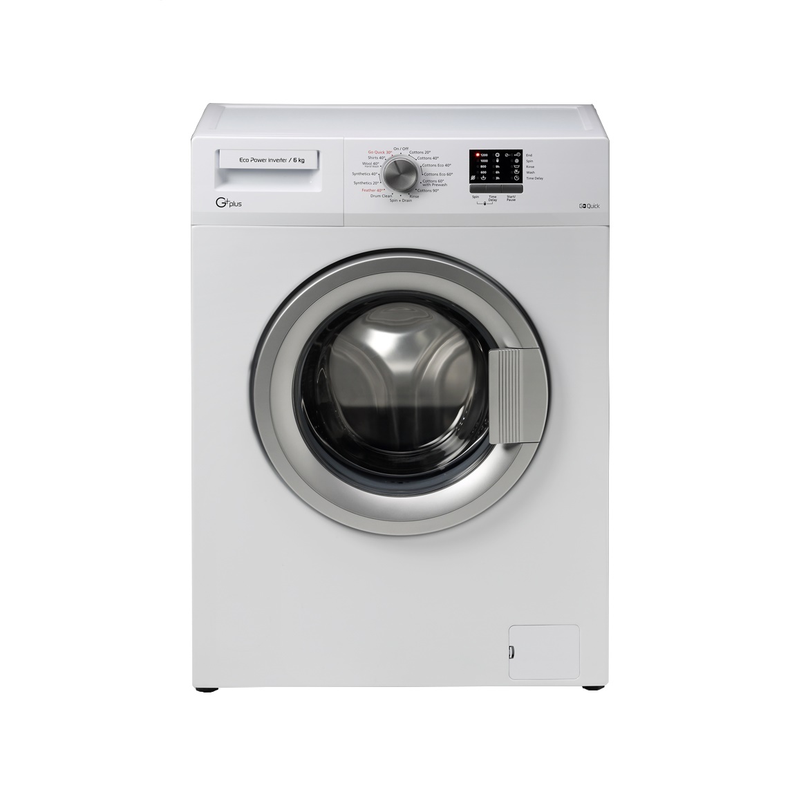 ماشین لباسشویی جی پلاس مدل gwm 62003w ظرفیت 6 کیلوگرم
