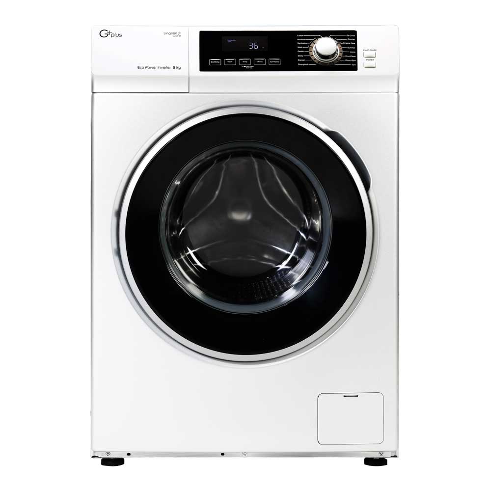 ماشین لباسشویی جی پلاس مدل gwm k613 ظرفیت 6 کیلوگرم