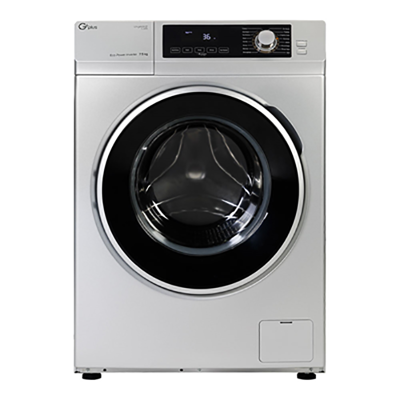 ماشین لباسشویی جی پلاس مدل gwm k723s ظرفیت 7.5 کیلوگرم
