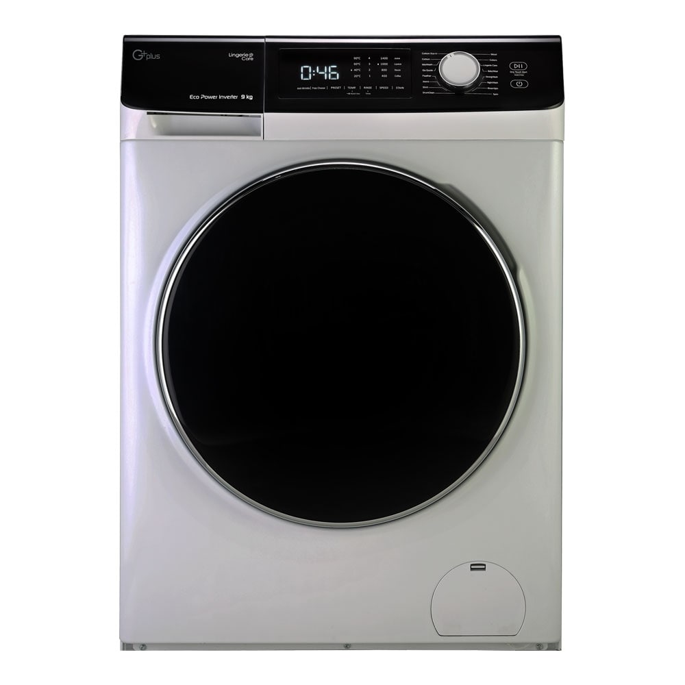 ماشین لباسشویی جی پلاس مدل gwm k946s ظرفیت 9 کیلوگرم