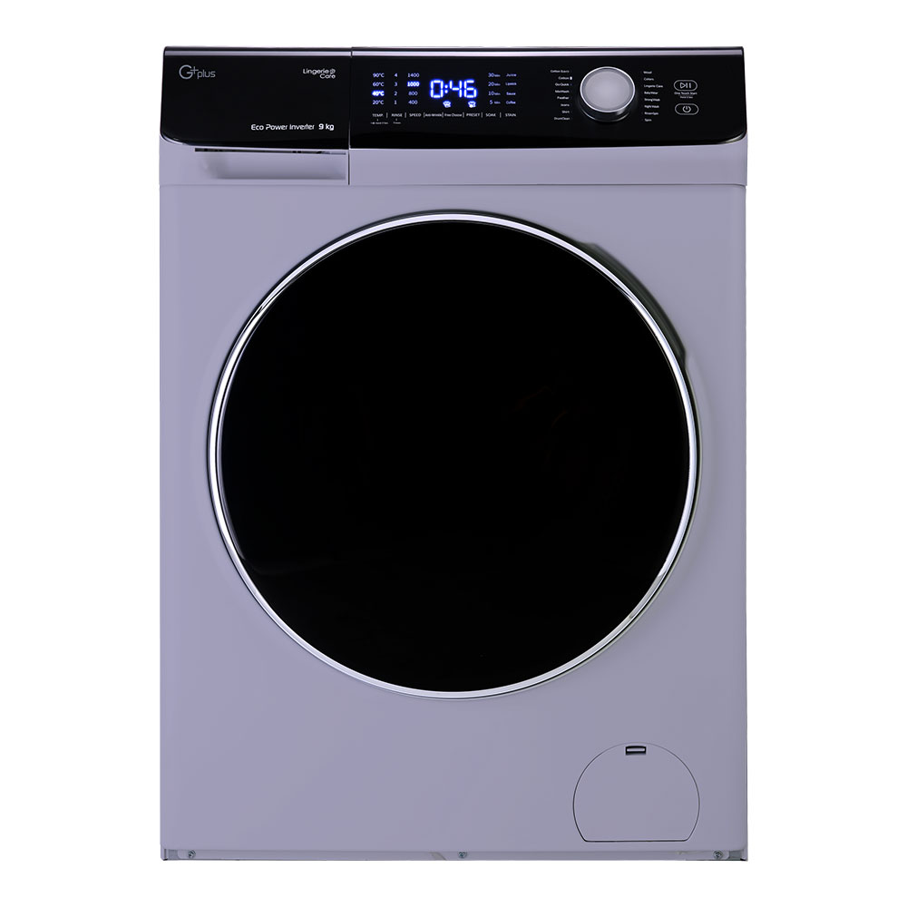 ماشین لباسشویی جی پلاس مدل gwm k9540t ظرفیت 9 کیلوگرم