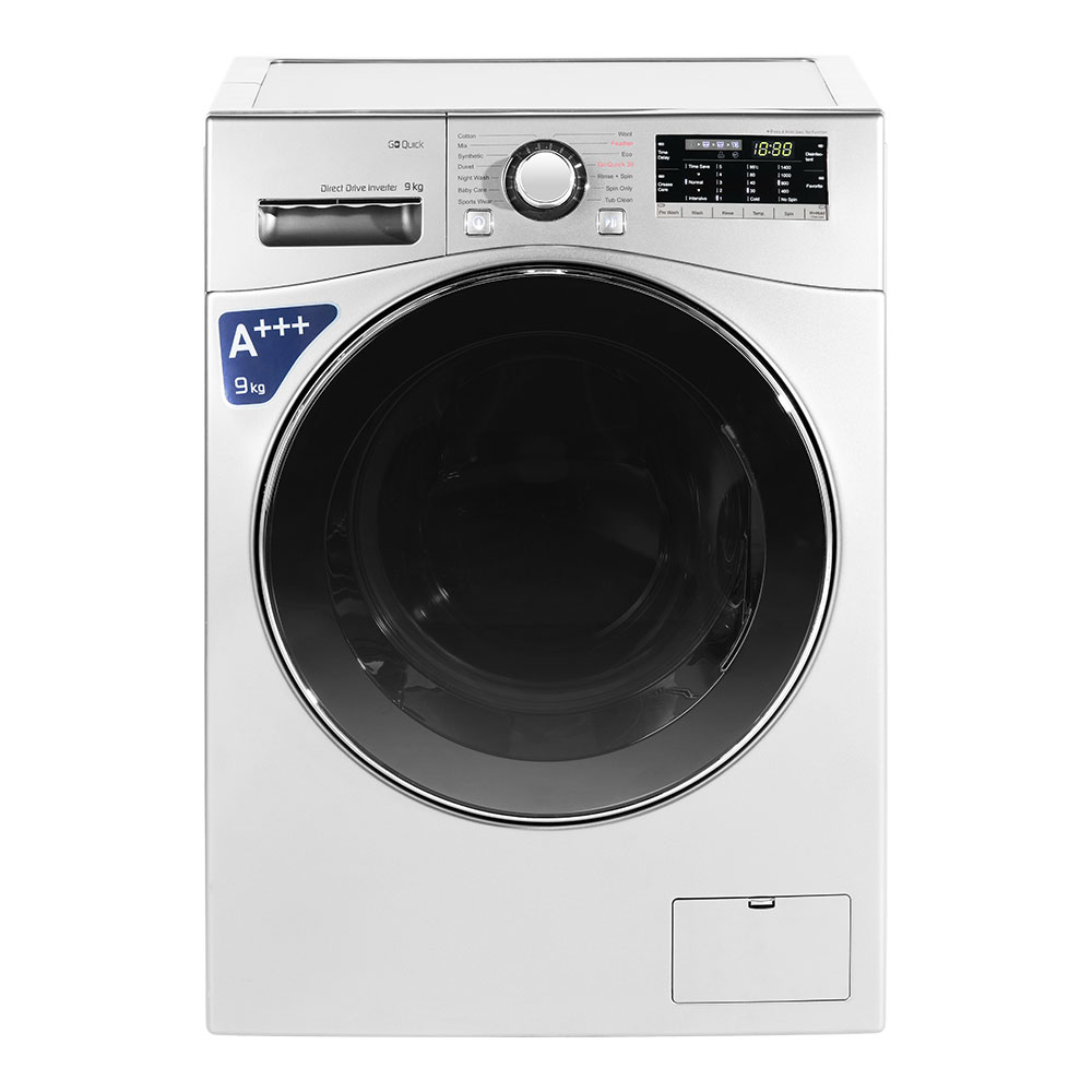 ماشین لباسشویی جی پلاس مدل gwm l9645 ظرفیت 9 کیلوگرم