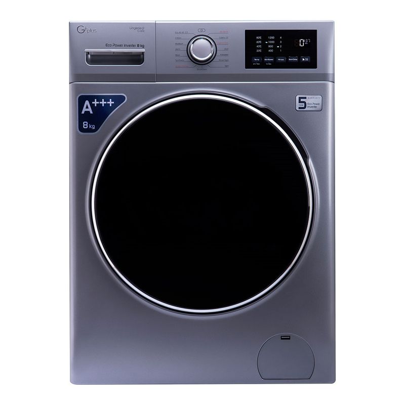 ماشین لباسشویی جی پلاس مدل gwm m8220t ظرفیت 8 کیلوگرم