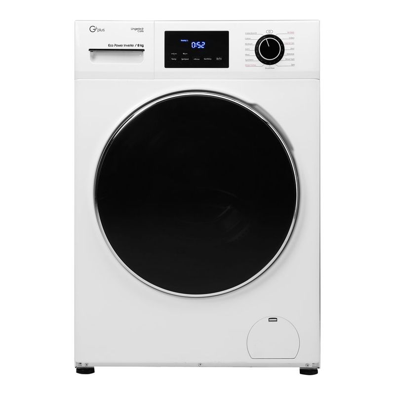 ماشین لباسشویی جی پلاس مدل gwm m8340w ظرفیت 8 کیلوگرم