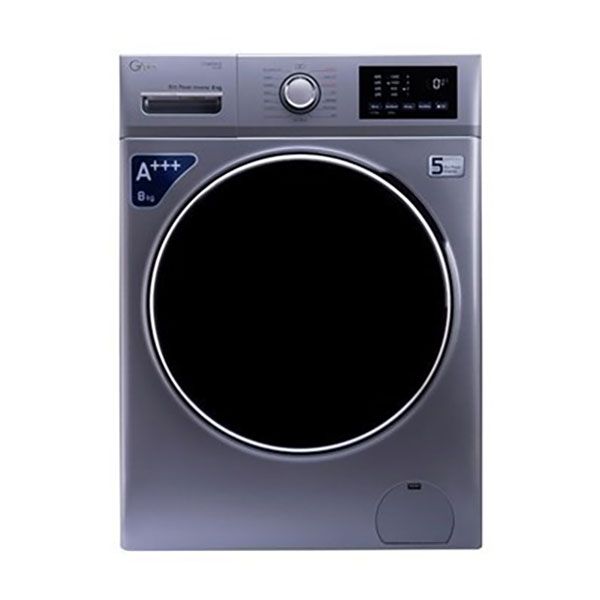 ماشین لباسشویی جی پلاس مدل gwm p8220bs ظرفیت 8 کیلوگرم