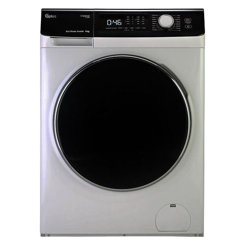 ماشین لباسشویی جی پلاس مدل gwm p8540w ظرفیت ۸ کیلوگرم