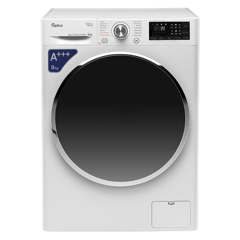 ماشین لباسشویی جی پلاس مدل gwm p990w ظرفیت 9 کیلوگرم