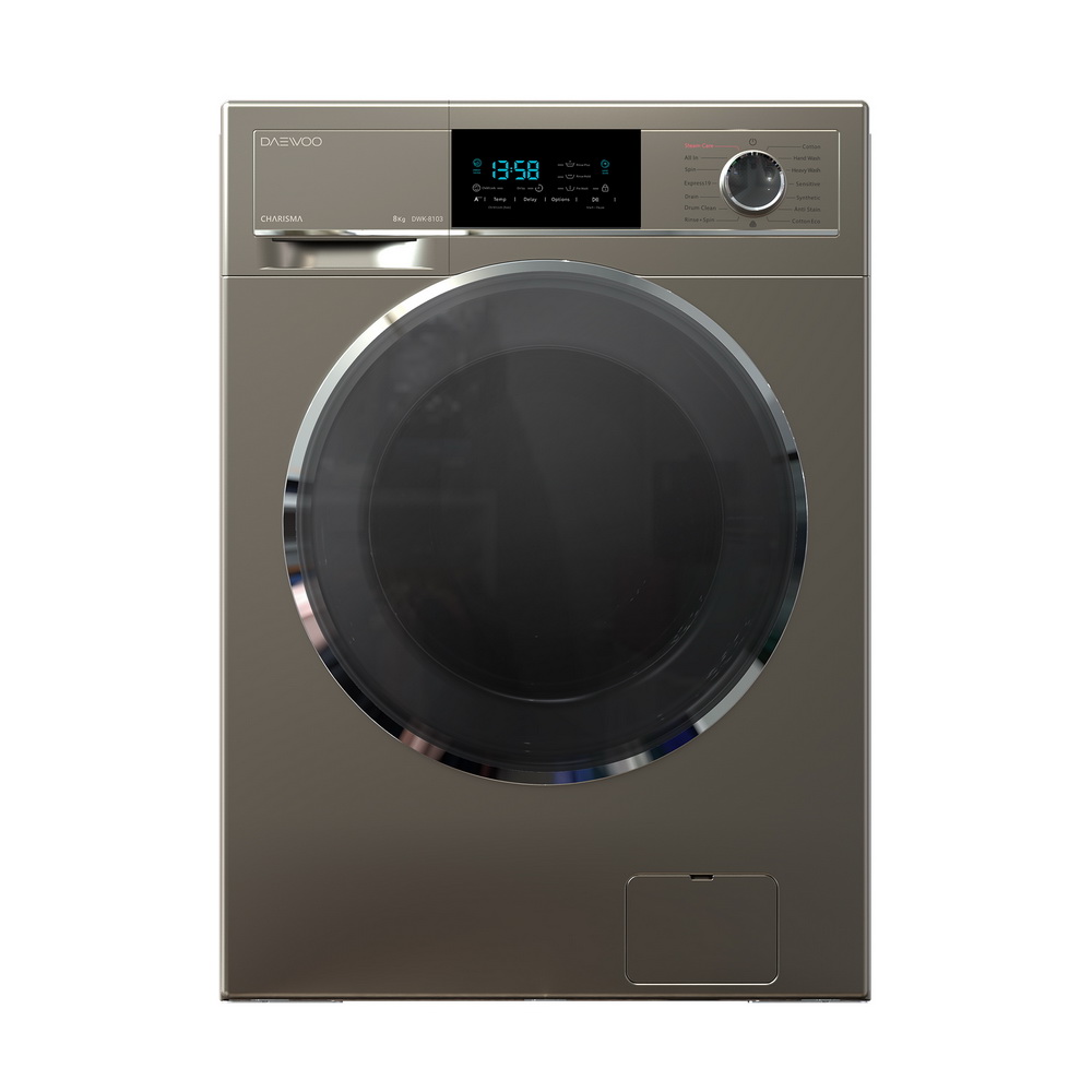 ماشین لباسشویی دوو مدل dwk 8102 ظرفیت 8 کیلوگرم