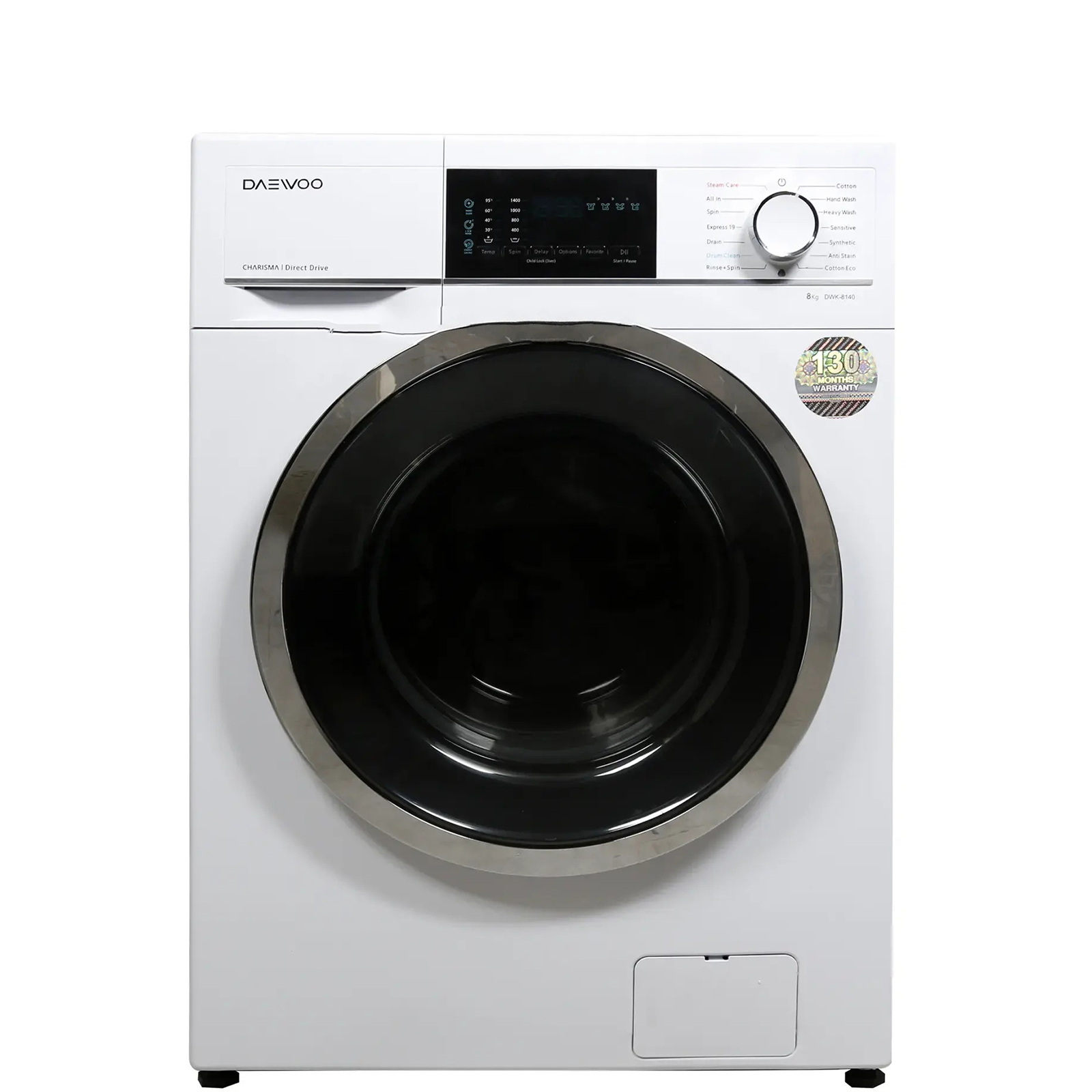 ماشین لباسشویی دوو مدل dwk 8440 ظرفیت 8 کیلوگرم