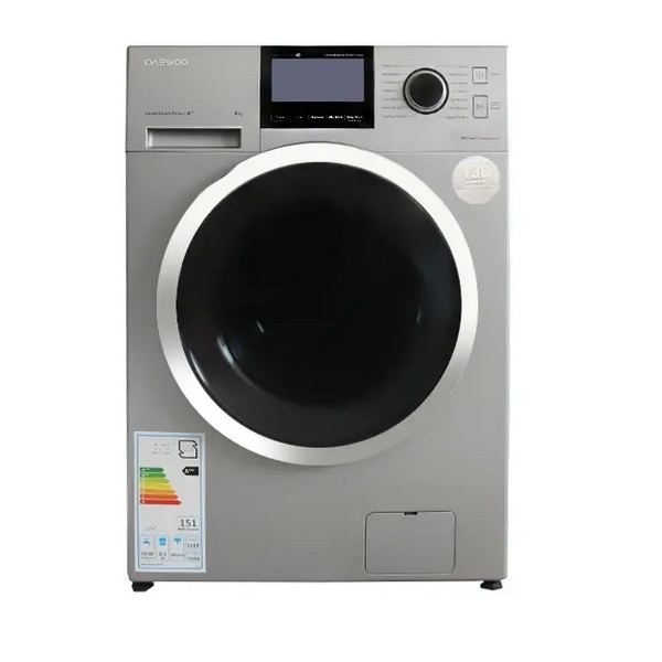 ماشین لباسشویی دوو مدل dwk young861s ظرفیت 8 کیلوگرم