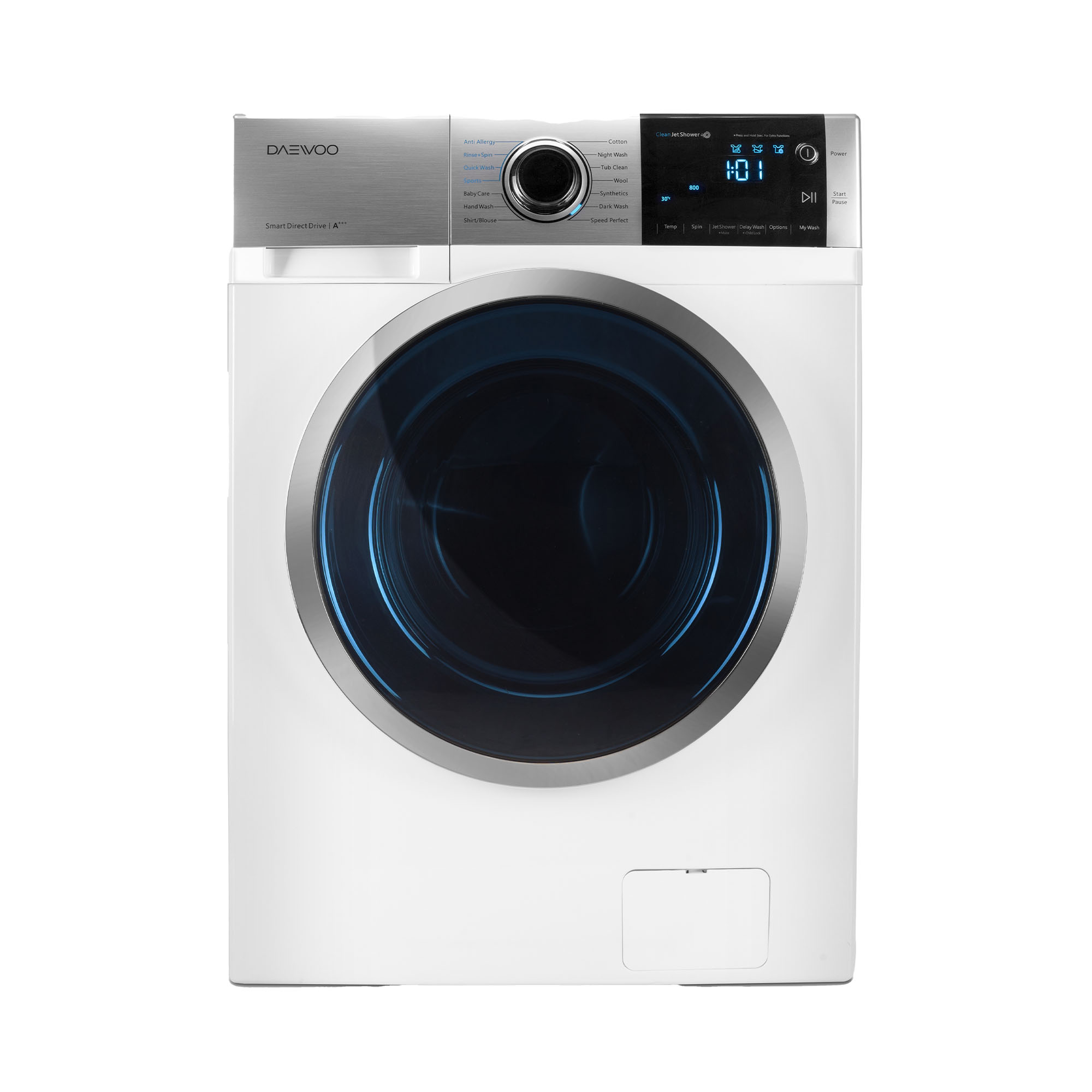 ماشین لباسشویی دوو مدل dwk zp870cs ظرفیت 8 کیلوگرم