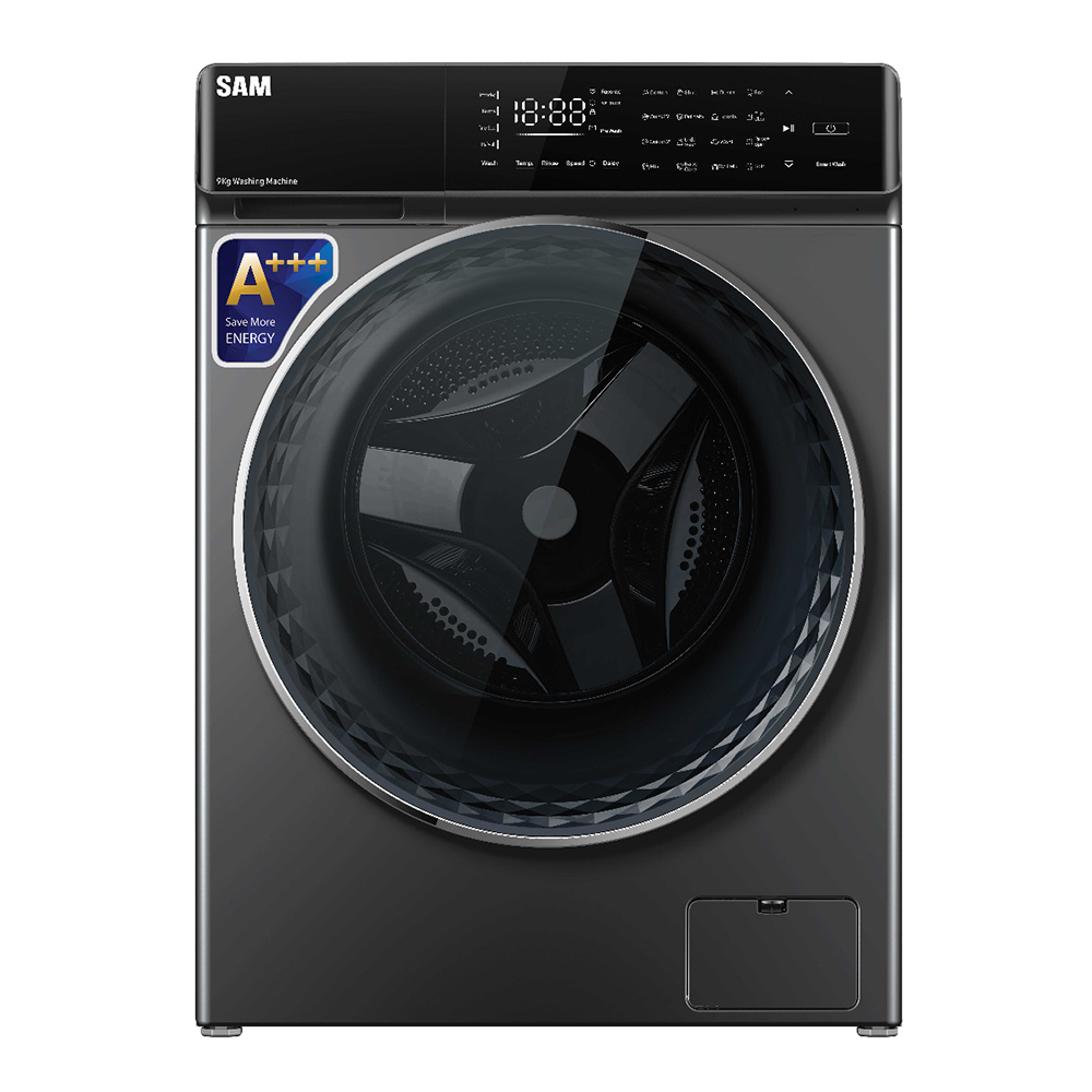 ماشین لباسشویی سام الکترونیک مدل dd p1485i ظرفیت 9 کیلوگرم