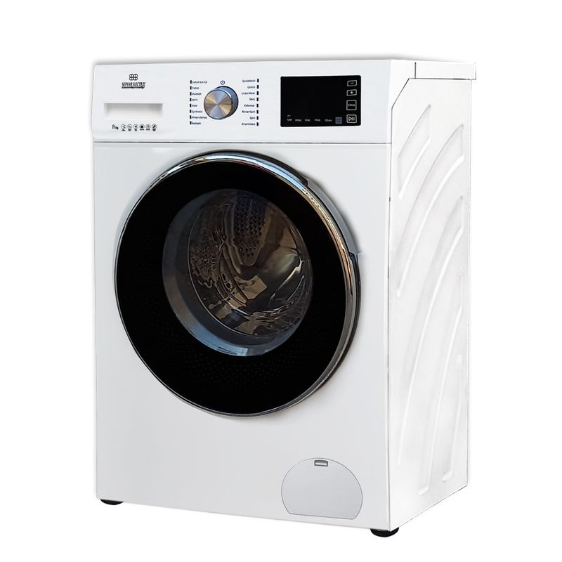 ماشین لباسشویی سپهر الکتریک مدل se1286w ظرفیت 8 کیلوگرم
