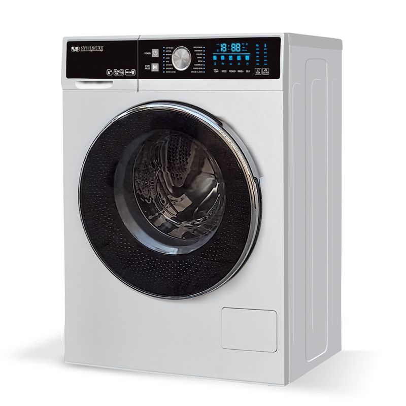 ماشین لباسشویی سپهر الکتریک مدل se1294w ظرفیت 9 کیلوگرم