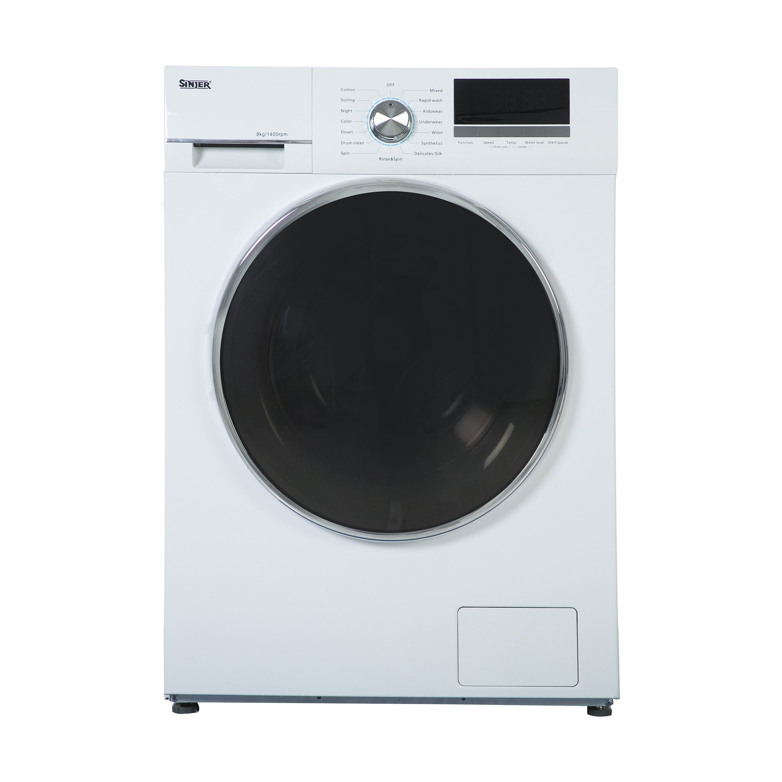 ماشین لباسشویی سینجر مدل wms 80 x1814 ظرفیت 8 کیلوگرم